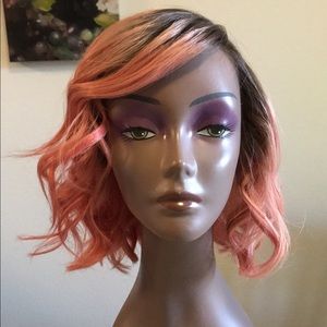 Ombré rose gold/ pink hair